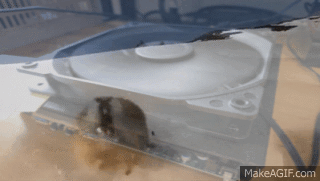 lemming gif with physical server overlay
