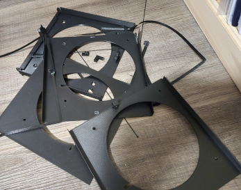 pile of 3d printed prototypes